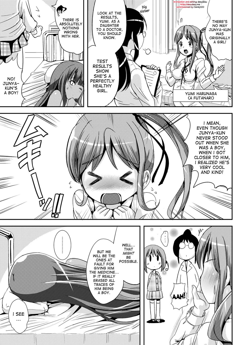 Hentai Manga Comic-Asa Onna Ore to Futanarikko Ojousama-Chapter 3-5